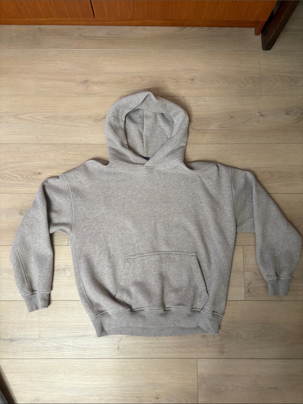 Abercrombie and fitch Men's Pullover Hoodie in heather brown